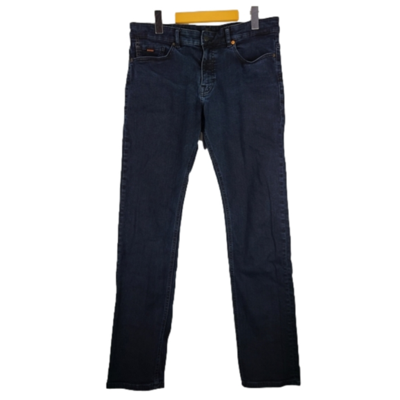 Hugo Boss Other - Hugo Boss Orange Label Delaware slim fit super stretch dark wash jeans, sz 33x32